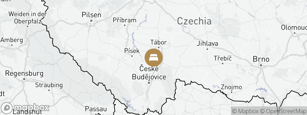Karte: Guesthouse im Bechyne Golf Resort